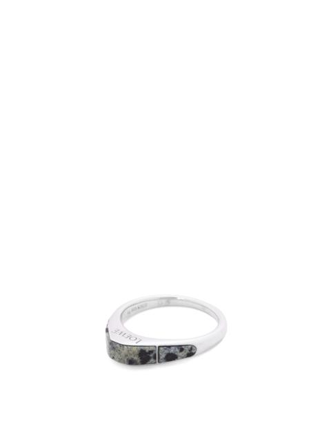 Stirrup ring in sterling silver