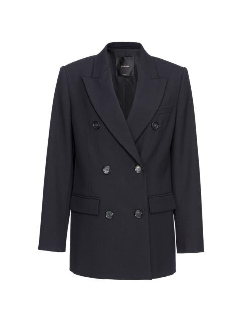 PINKO double-breasted twill blazer