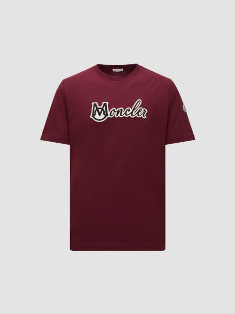 Moncler Double Logo Patch Cotton T-Shirt | REVERSIBLE