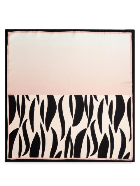 Dries Van Noten Women's Foulard Rosa Carnivora Silk Scarf - Rosa Carnivora