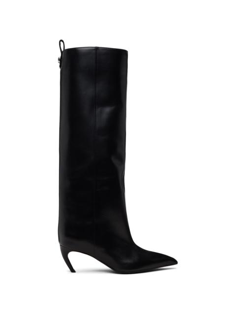 THE ATTICO Black Lea Tall Boots