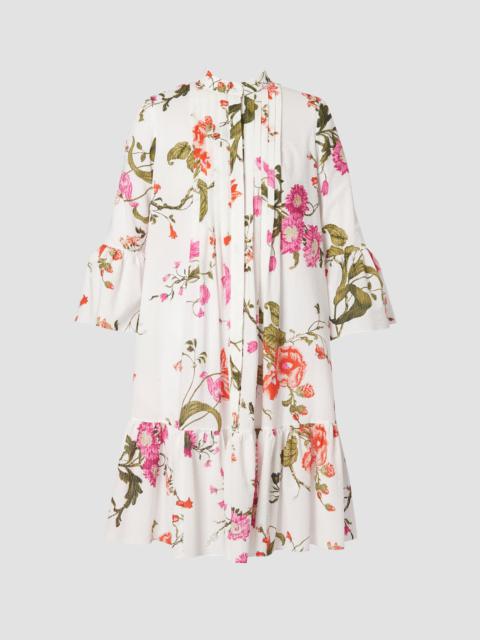 Erdem SHIRT DRESS WITH TIERED HEM