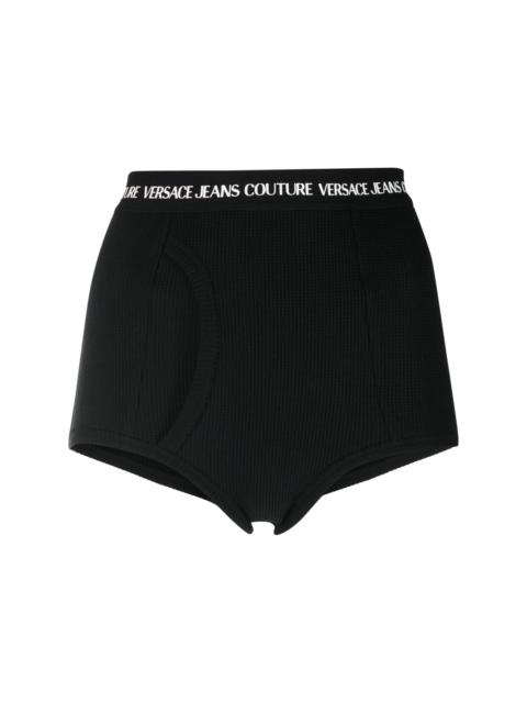 VERSACE JEANS COUTURE logo band mini shorts