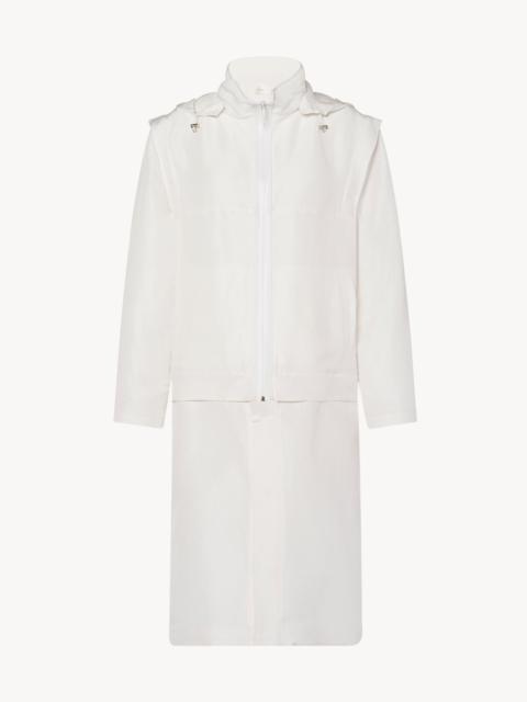 The Row Milvran Coat in Linen and Silk