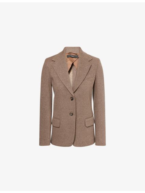 WEEKEND Max Mara Dilly Notch-Lapels Stretch-Woven Blazer
