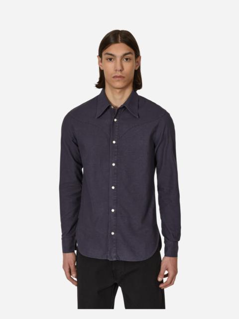 Stockholm Surfboard Club Fitted Western Shirt Blue