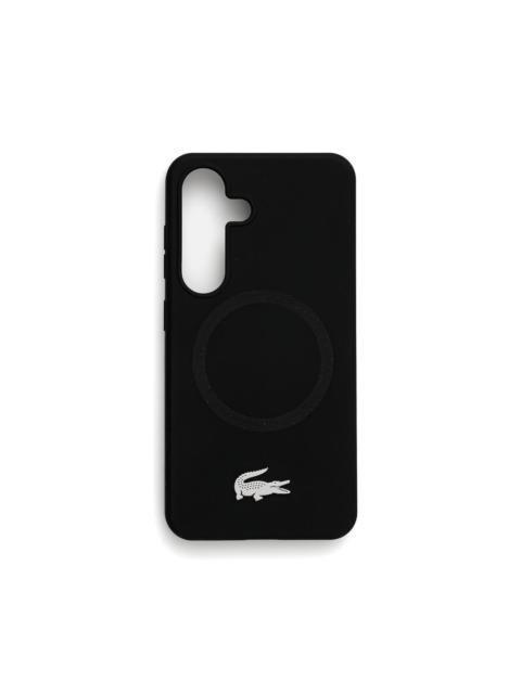 LACOSTE logo-plaque Samsung Galaxy S25 phone case