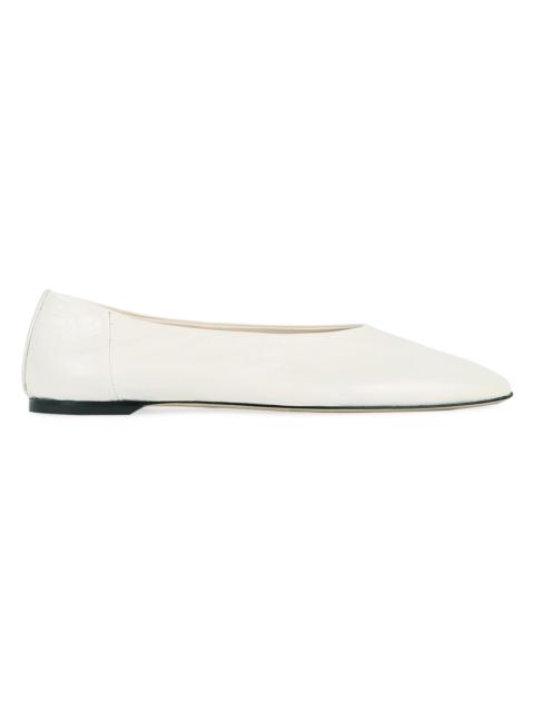 TOTEME Women's Leather Ballet Flats - Off White