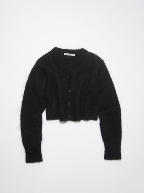 Wool mohair cardigan - Black