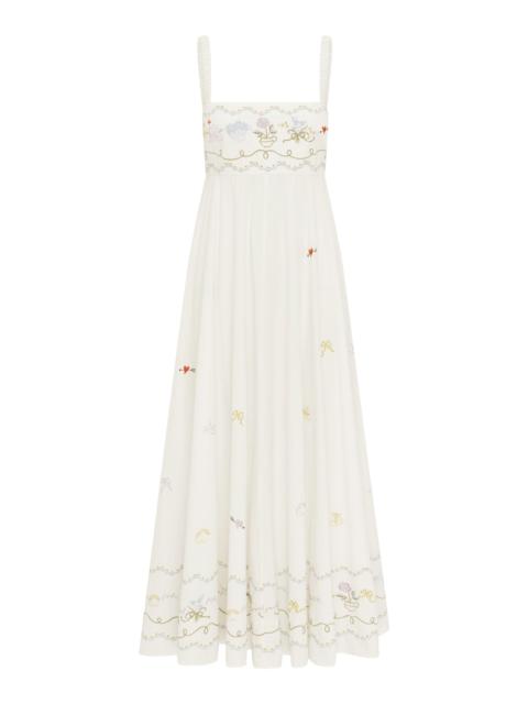 ALÉMAIS Giulia Embroidered Sundress