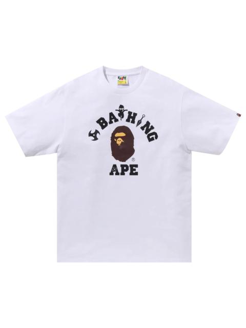 BAPE Ninja College Tee 'White'