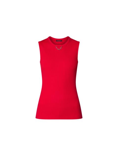 Louis Vuitton Ribbed Knit Tank Top