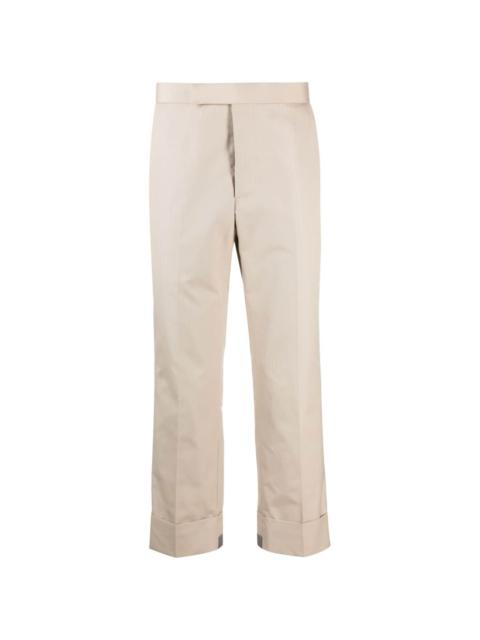 Thom Browne tailored cropped twill trousers