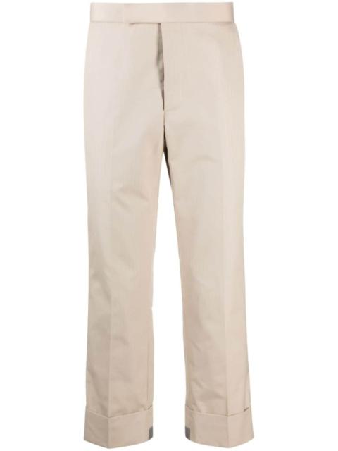 Thom Browne tailored cropped twill trousers