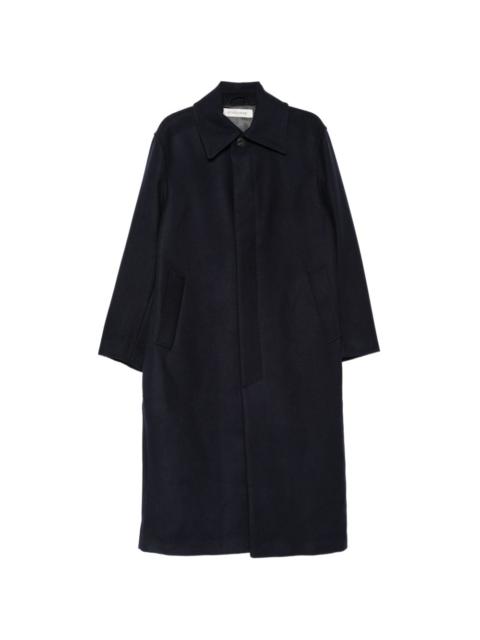 SUNFLOWER concealed-front coat