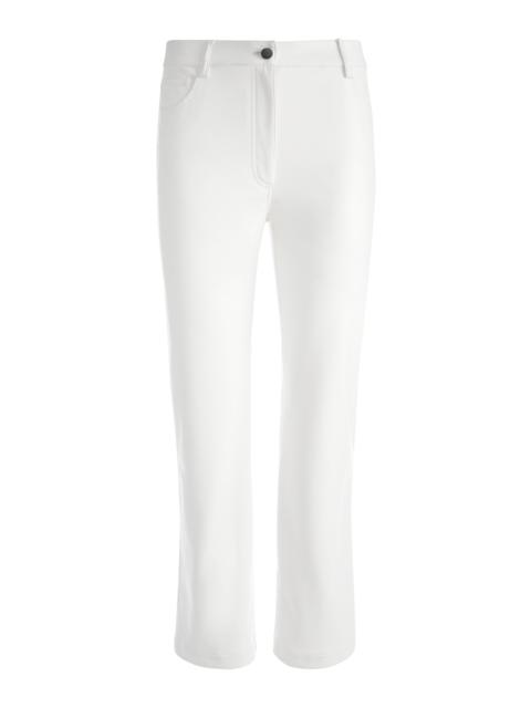 Alice + Olivia MARSHALL HIGH RISE VEGAN LEATHER BELL PANT