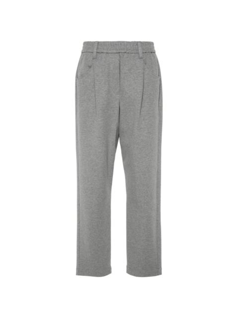 pleat-detail trousers