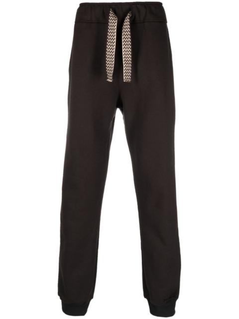 Lanvin drawstring-waist cotton track pants