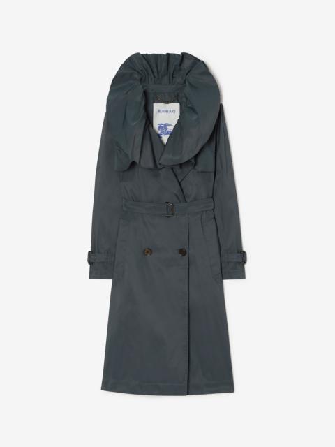 Burberry Long Faille Clare Trench Coat
