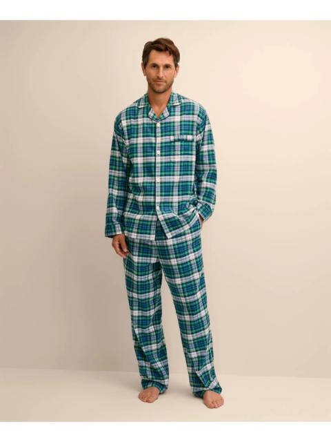 Brooks Brothers Cotton Flannel Plaid Pajama Set