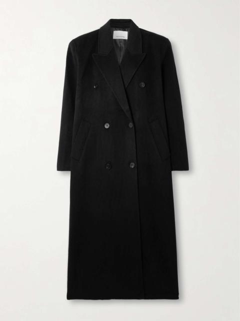 The Frankie Shop Gaia double-breasted wool-blend coat