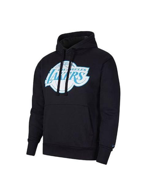 Nike Nike NBA City Edition Logo Fleece Casual Sports Pullover Los Angeles Lakers Black CN2547-010