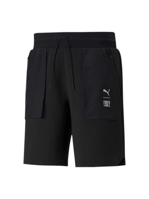 PUMA PUMA X First Mile Double Knit Cargo Shorts 'Black' 532343-01