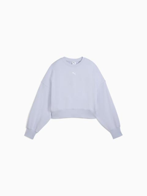 PUMA Wardrobe Essentials Women's Oversized Crew Sweatshirt