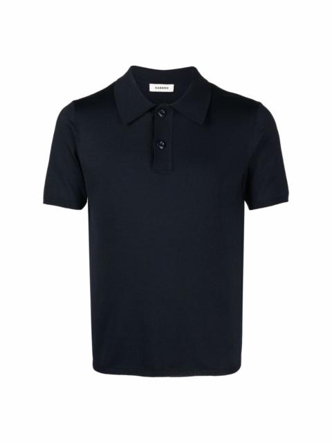 Sandro Knitted polo shirt