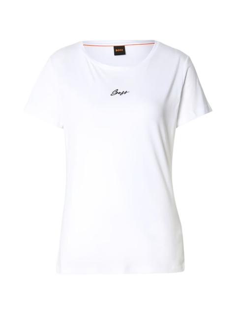BOSS C-Elove embroidered-logo T-shirt