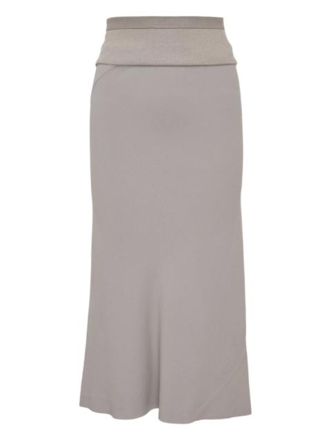 Rick Owens Calf Bias midi skirt