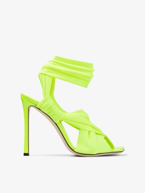 Neoma 110
Neon Apple Green Glossy Jersey Sandals