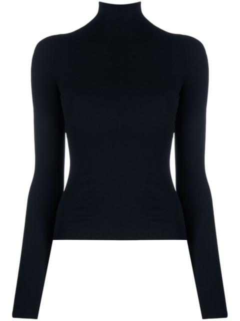 BALENCIAGA ribbed-knit roll-neck jumper