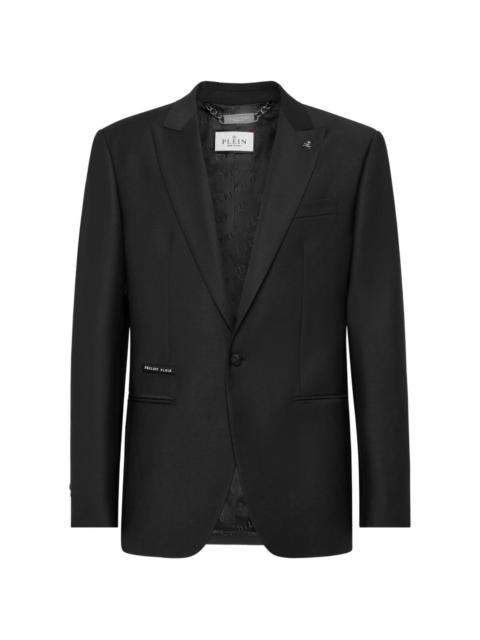 PHILIPP PLEIN smiley face-print blazer