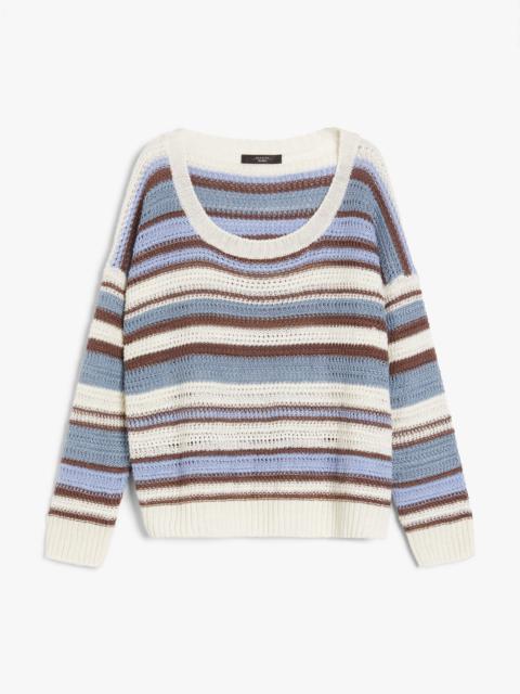 WEEKEND Max Mara BASILIO Crochet linen jumper