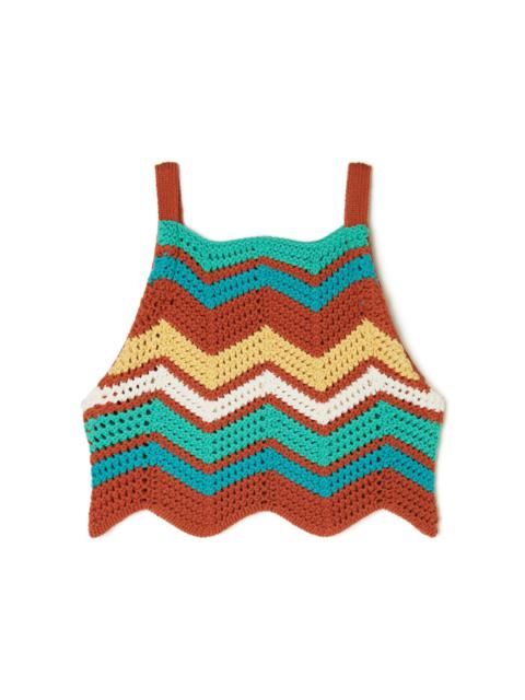 Kaleidoscopic Chevron Top