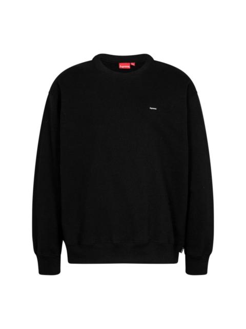 small box logo crewneck sweatshirt