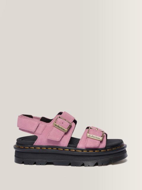 Dr. Martens Zebzag Suede Platform Sandals