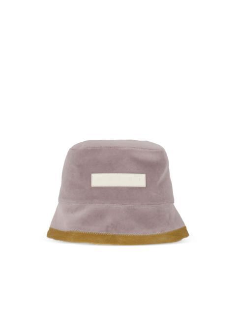 Marni logo-patch trim bucket hat