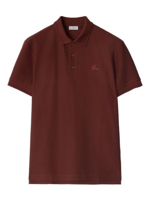 Burberry embroidered-logo polo shirt