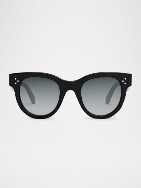 CELINE Tortoiseshell Acetate Cat-Eye Sunglasses