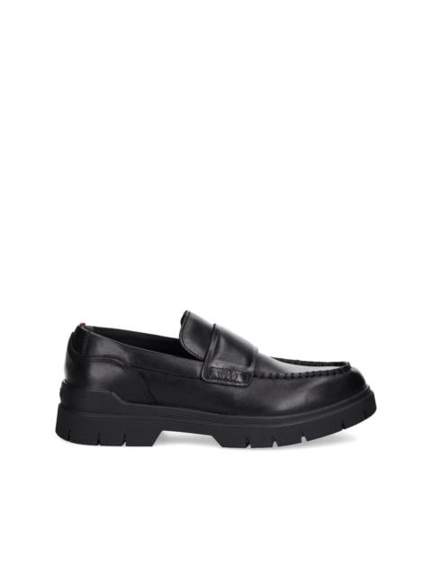 HUGO leather loafers