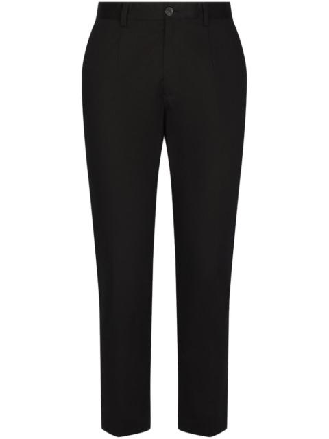 Dolce & Gabbana mid-rise tapered-leg trousers