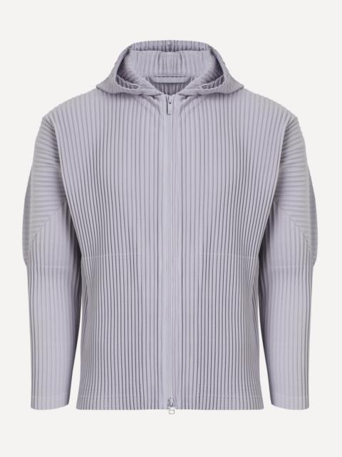 ISSEY MIYAKE MC JUNE Cloud Grey Pleated Hoodie