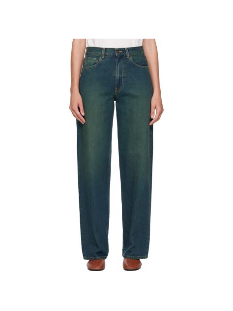 6397 Blue Wide Jeans