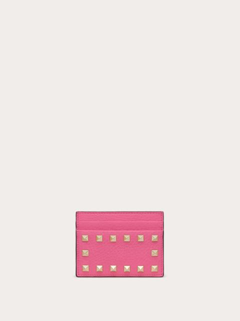 Valentino ROCKSTUD GRAINY CALFSKIN CARDHOLDER