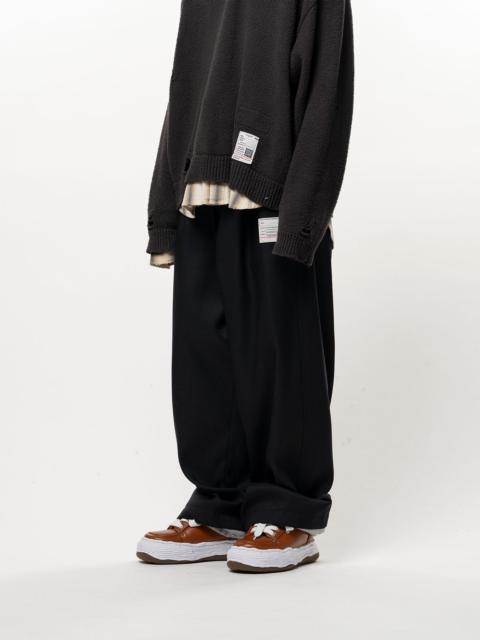 Maison MIHARAYASUHIRO Sweat Layered Twill Pants