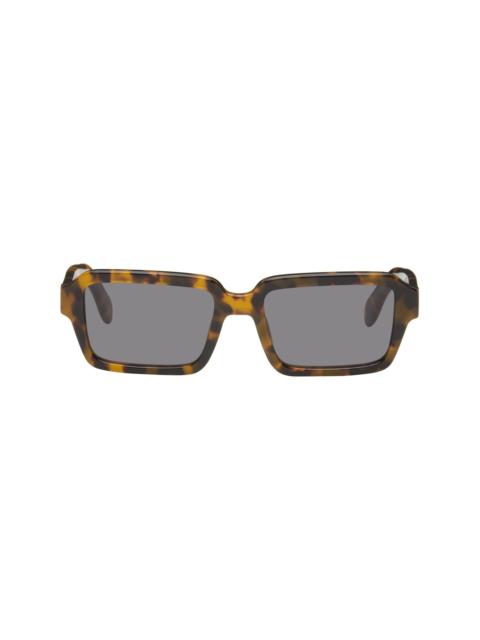 Palm Angels Brown Homer Sunglasses