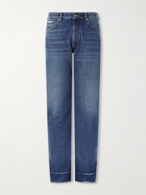 Givenchy Straight-Leg Fringed Jeans