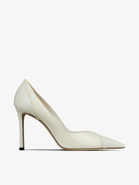 Cass 95
Latte Nappa and Patent Leather Pumps